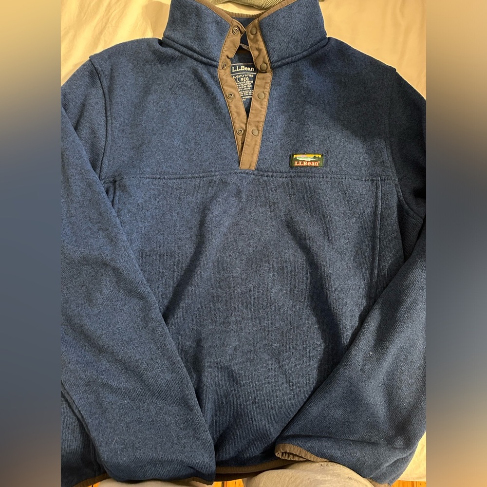 L.L. Bean button up, size large